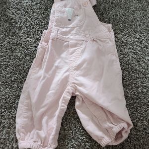 Pink long pant overalls